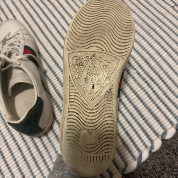 GUCCI WOMENS ACE LOWTOP SNEAKER- EU 37 1/2 - Picture 9 of 10